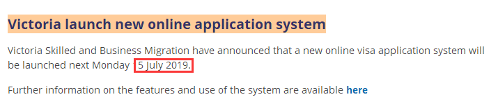 【澳洲】维州移民局7月15日将上线新申请系统
