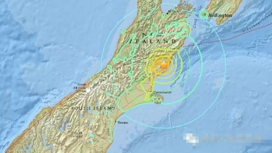 新西兰地震